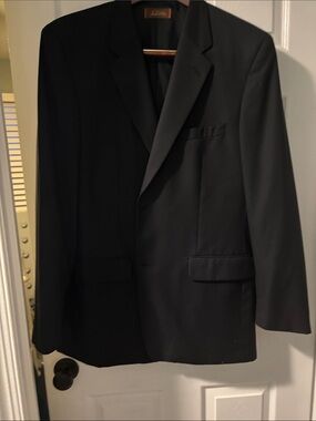 Tasso Elba Black Men's Sport Coat Blazer